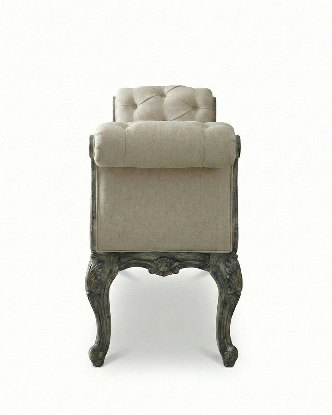 Classic French Tufted Bench
