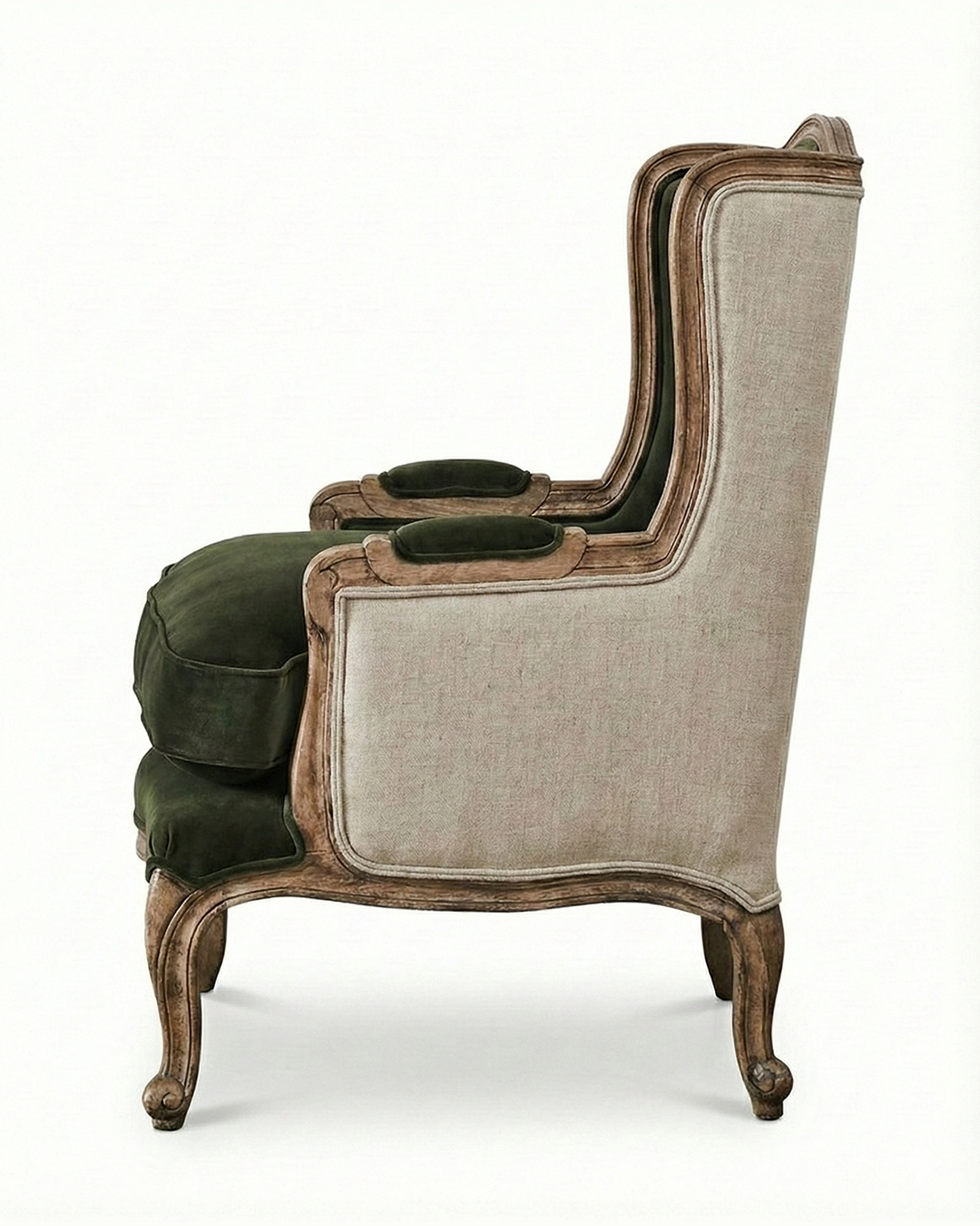 Heritage Wingback Accent Chair
