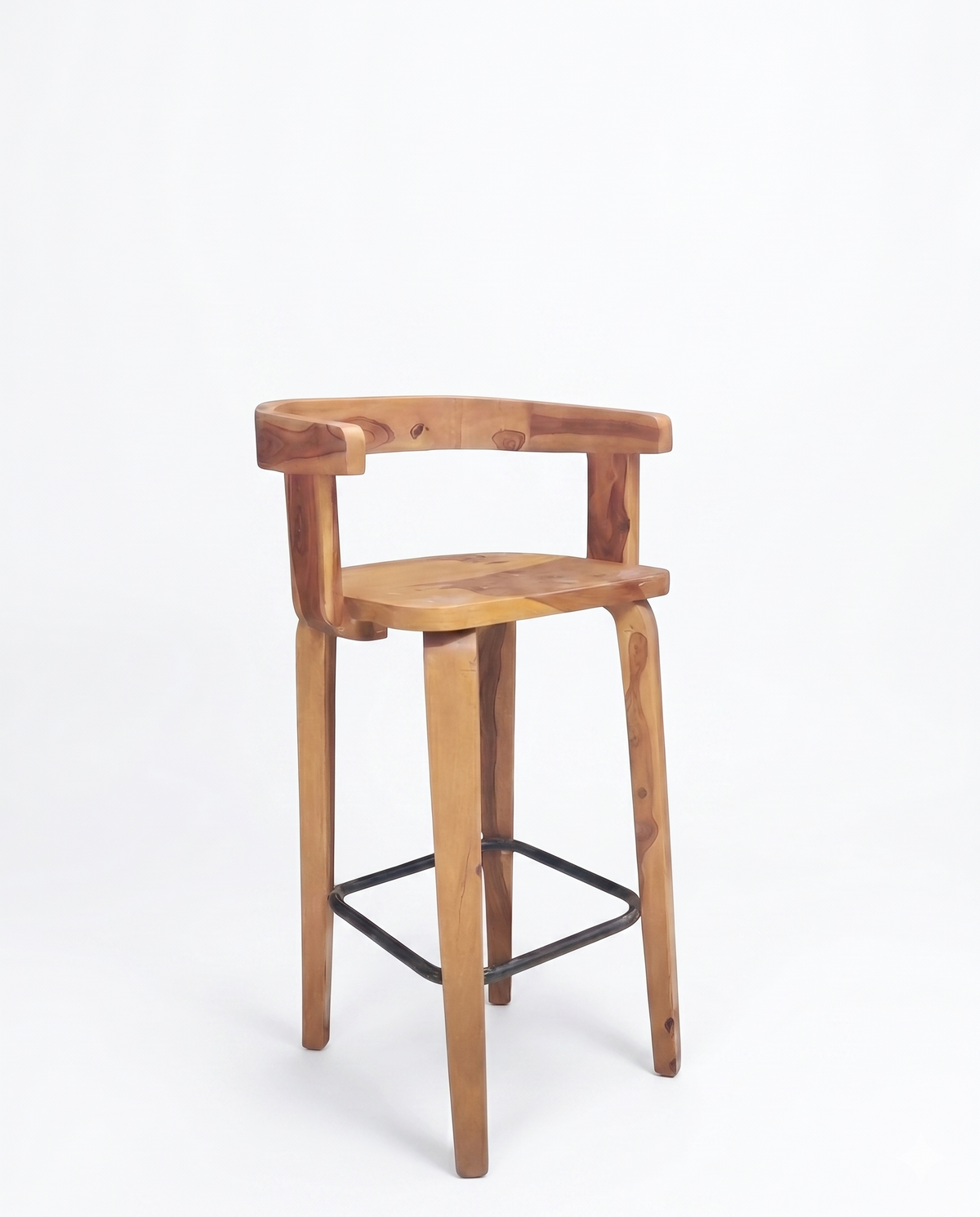 Minimal Wooden Bar Chair