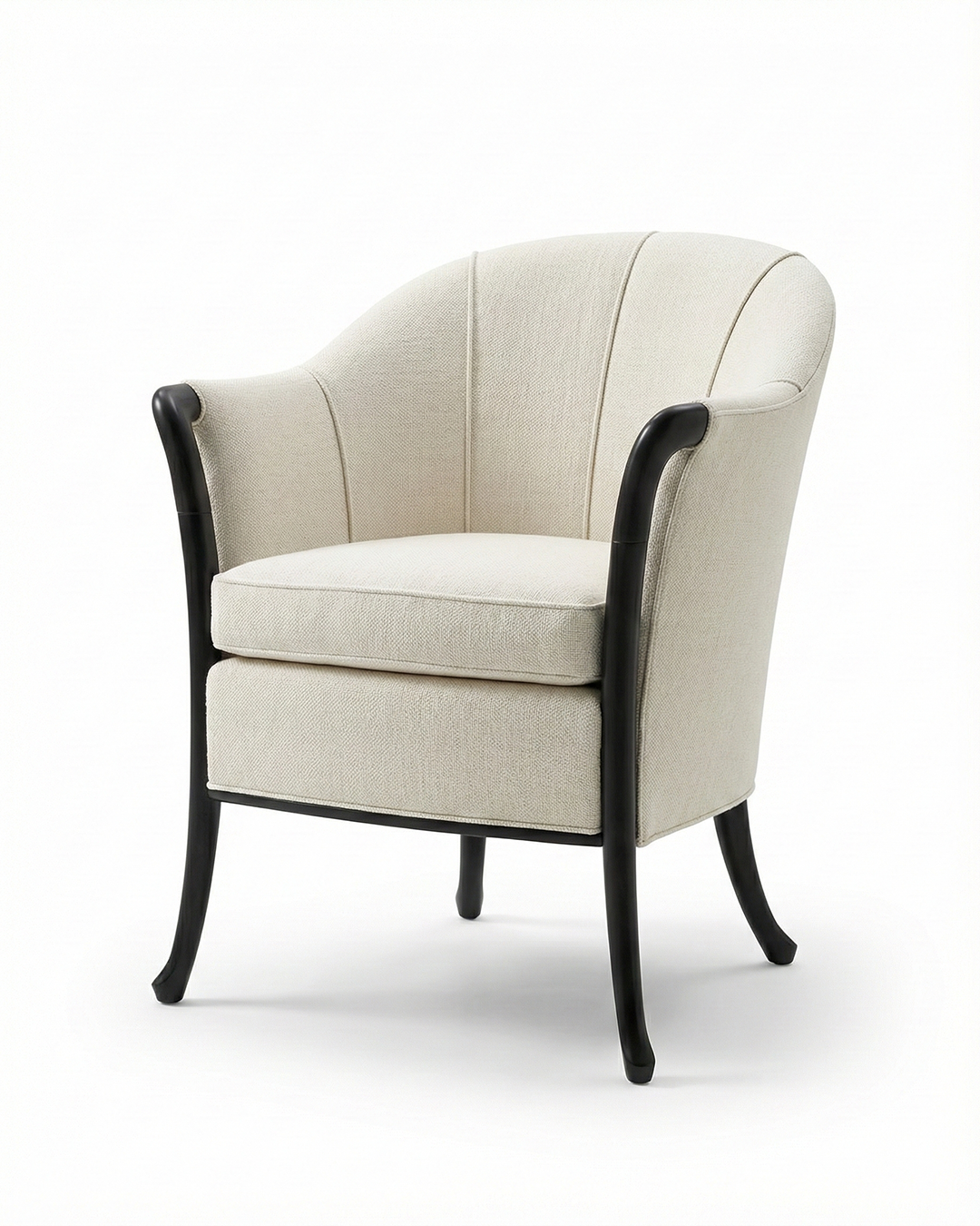 Élan Curved Back Accent Chair