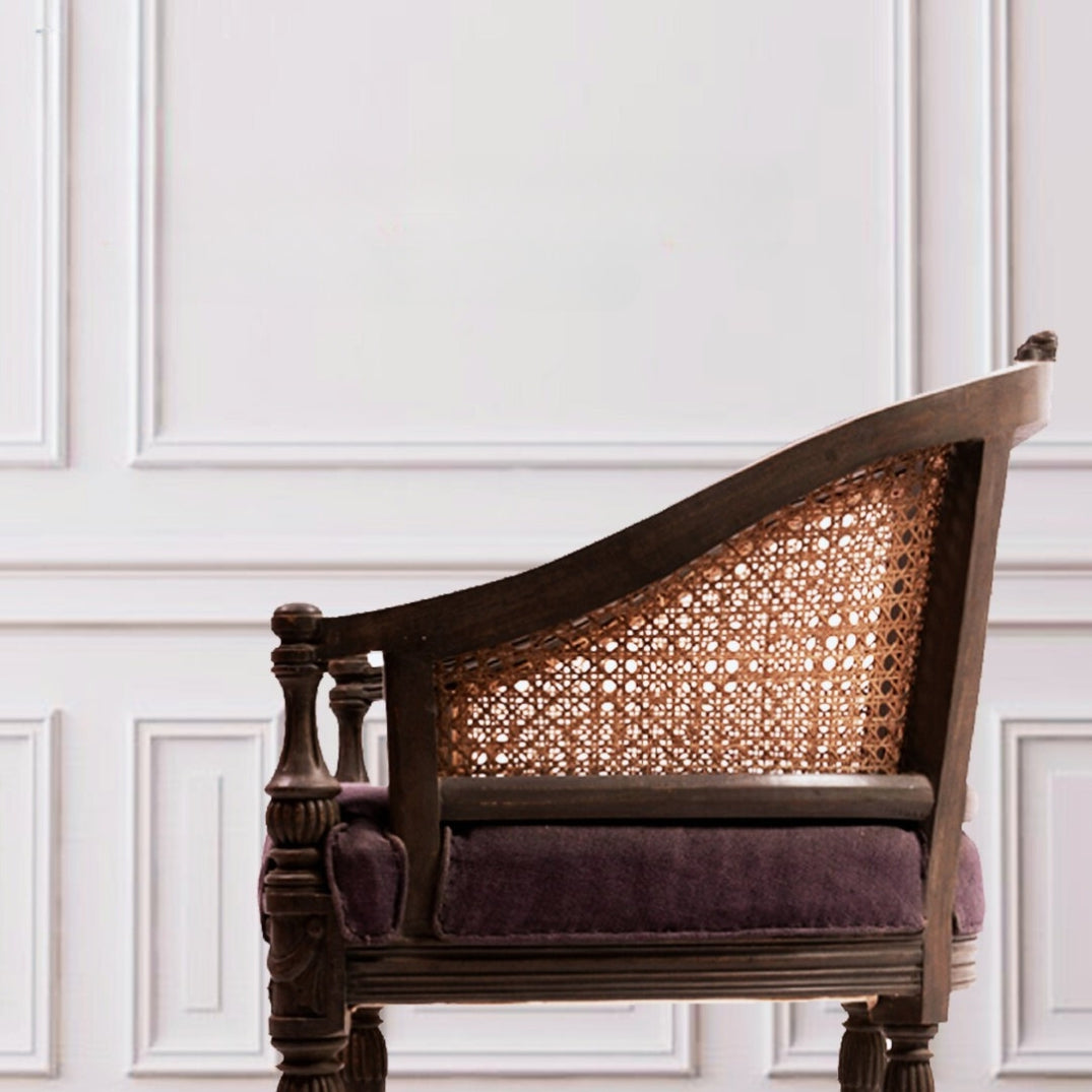 Handcarved Solid Wood With Royal Designer Chair