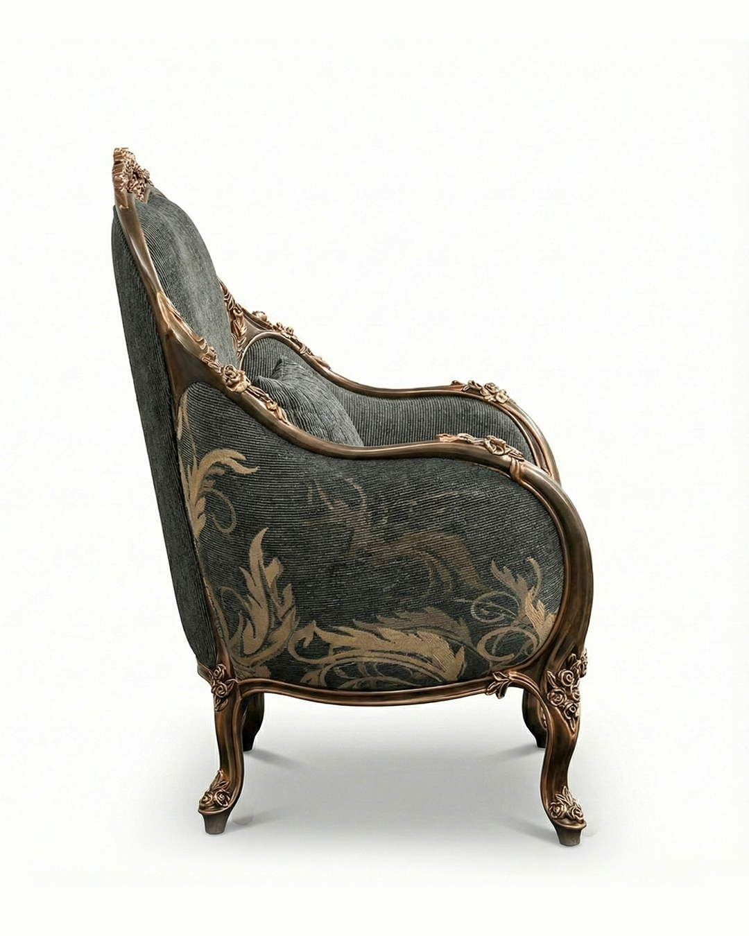 Regal Verde Upholstered Accent Chair