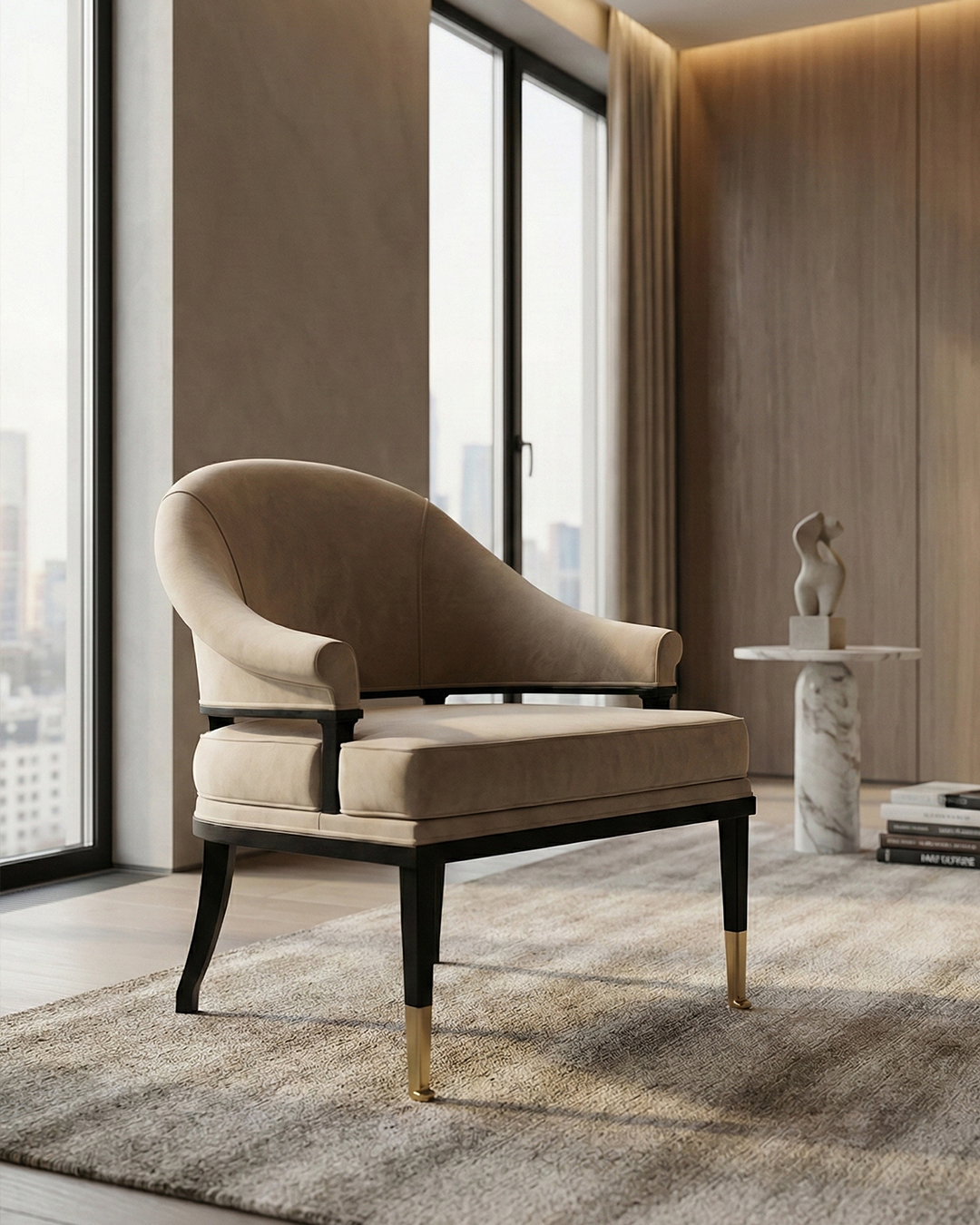 Linea Modern Accent Lounge Chair