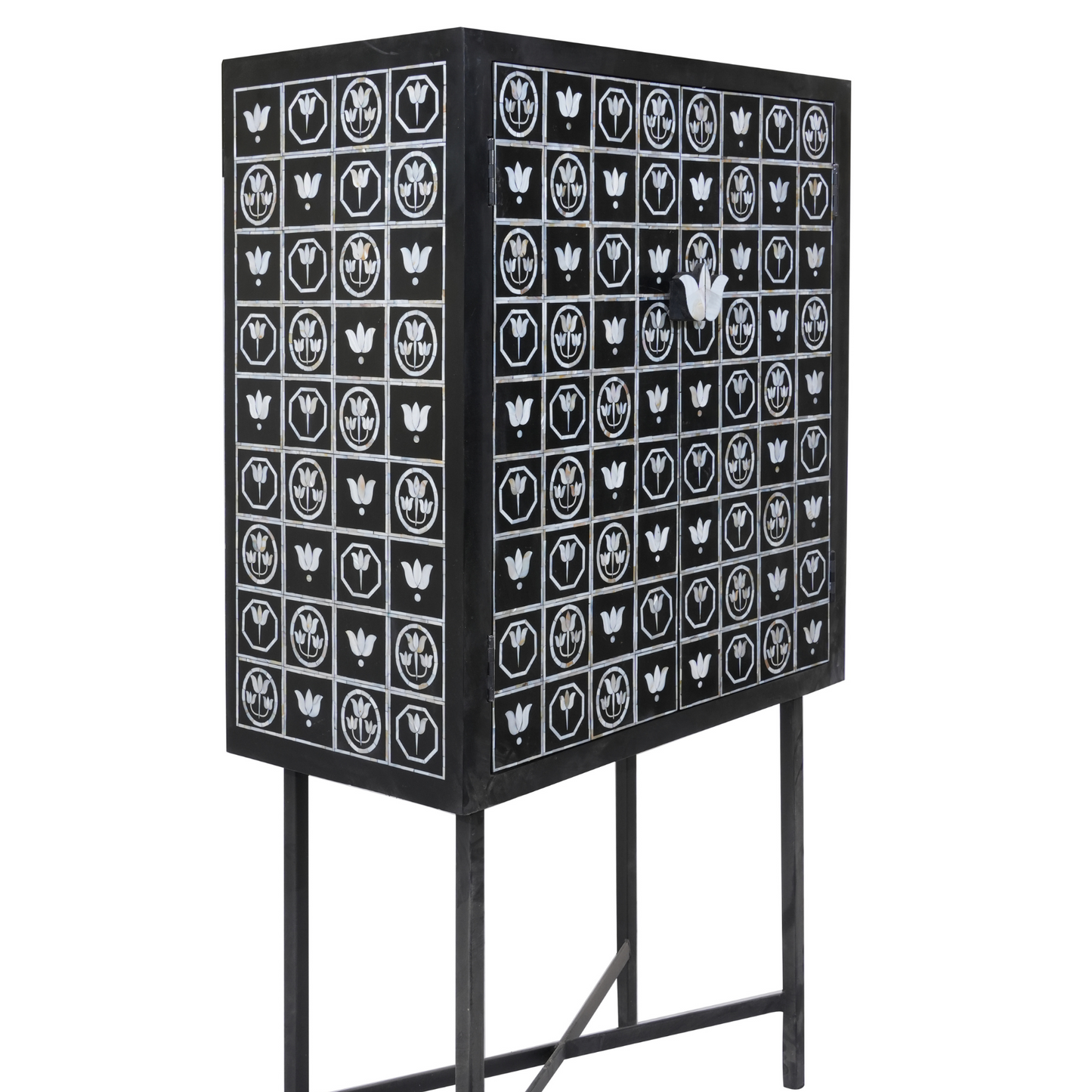 Lotus Bar Cabinet