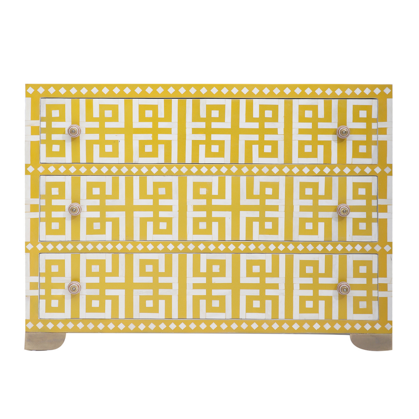 Greek Motif Chest of Drawers