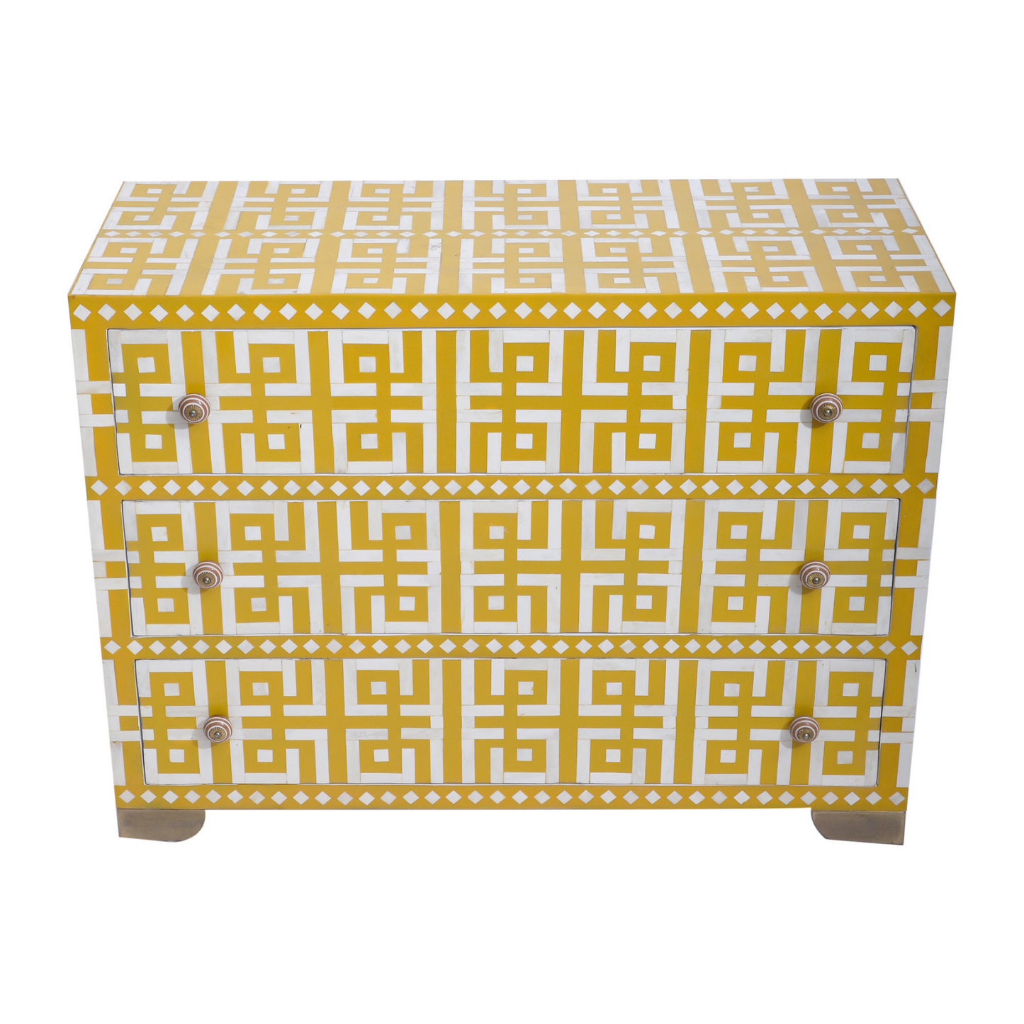 Greek Motif Chest of Drawers