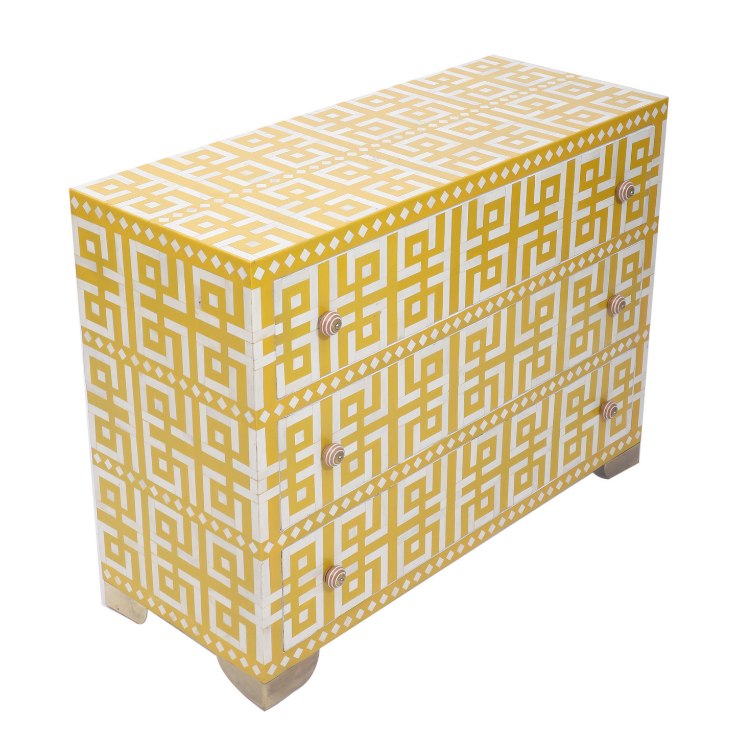 Greek Motif Chest of Drawers