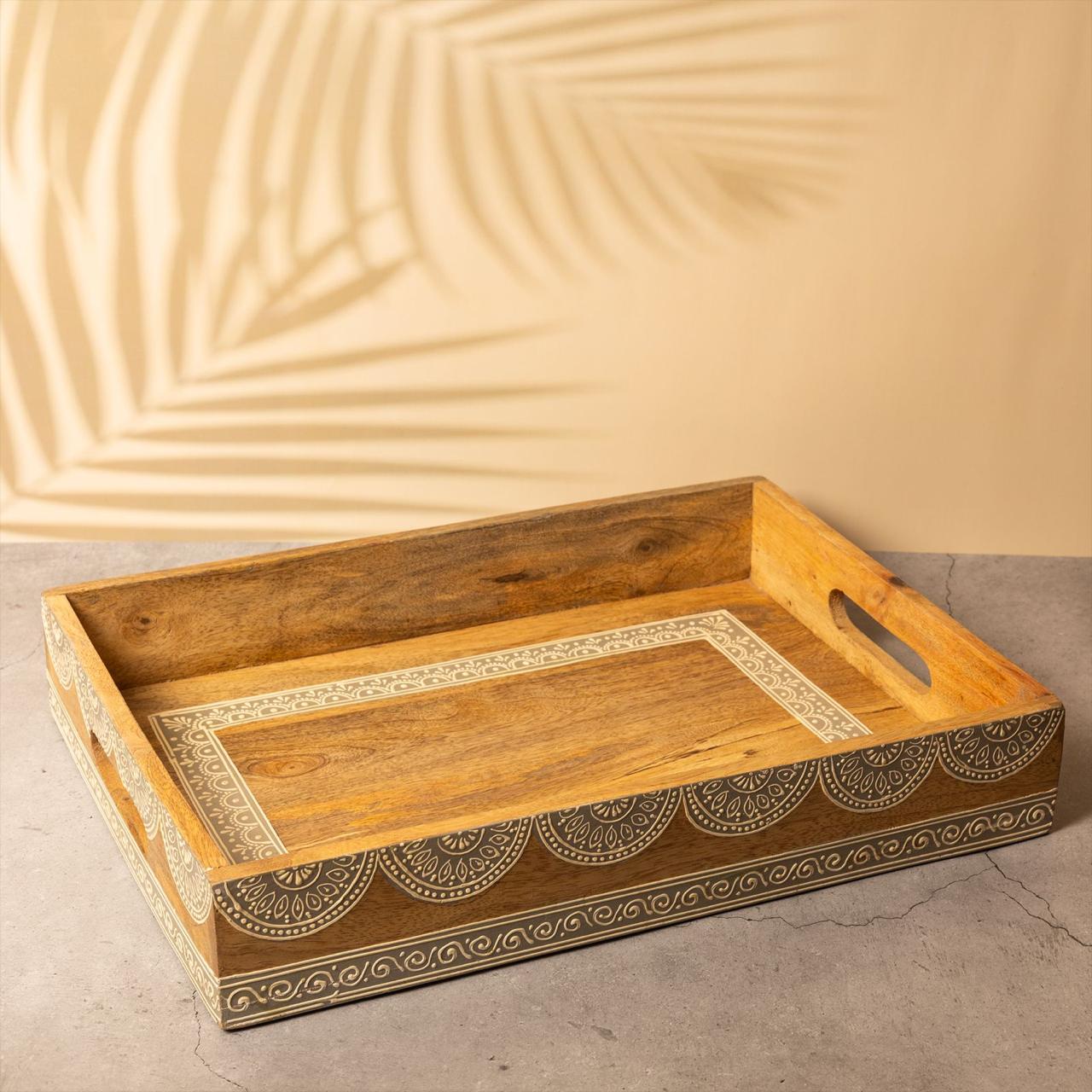 Bluem handpainted tray