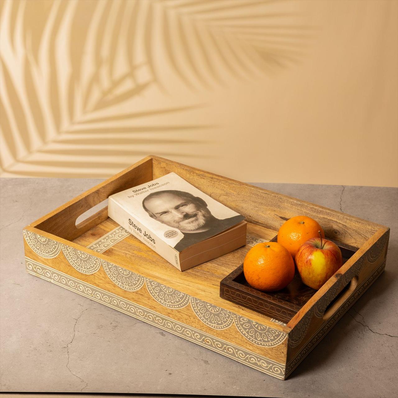 Bluem handpainted tray