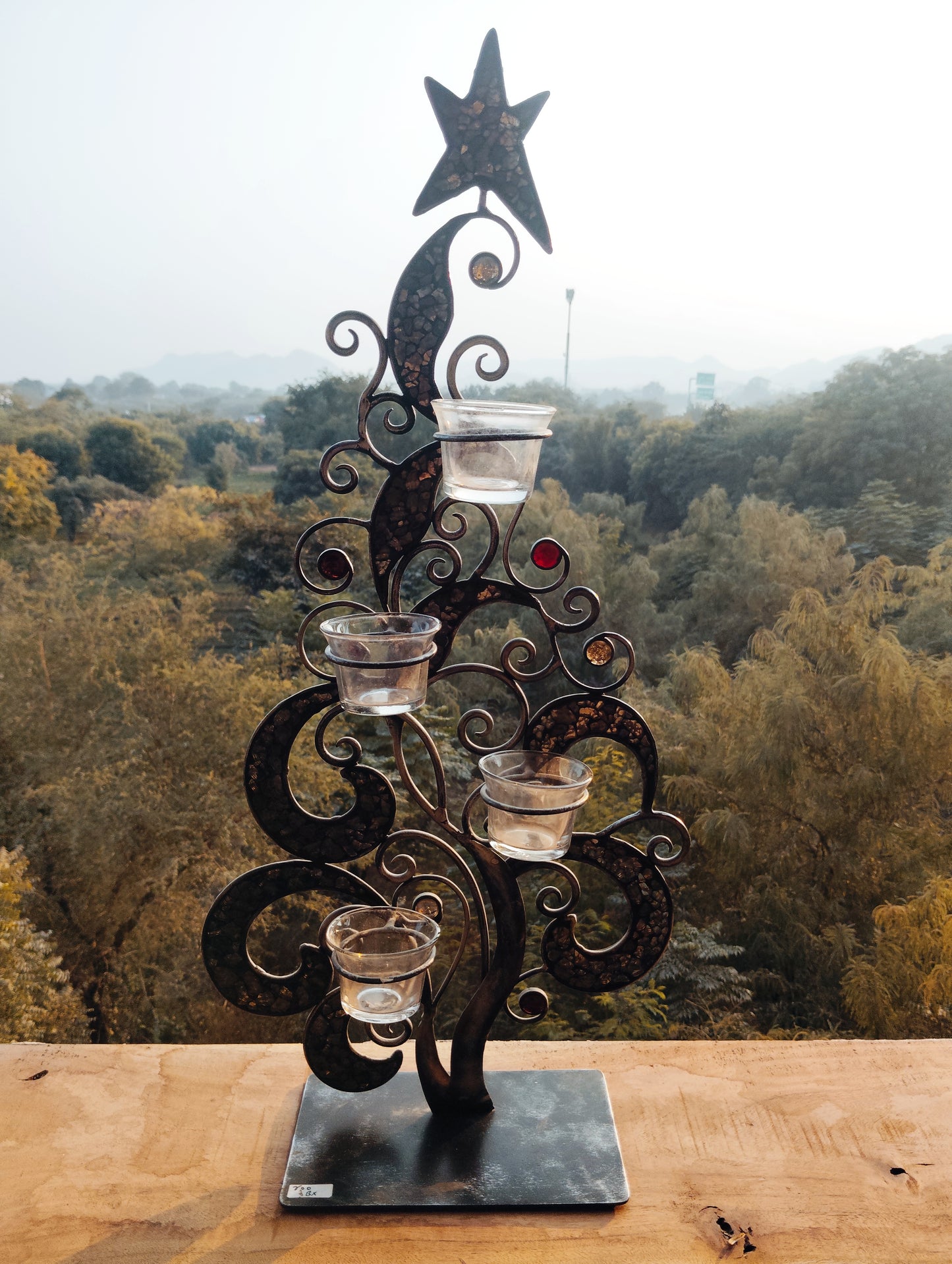 Christmas candle stand