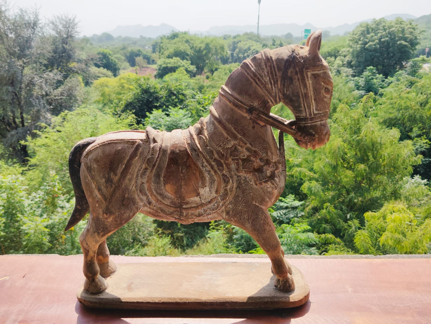 WOODEN ANTIQUE HORSE