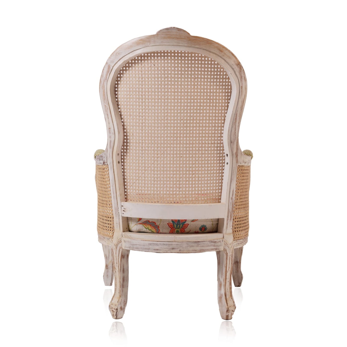 DOUBLE CANE ARM CHAIR