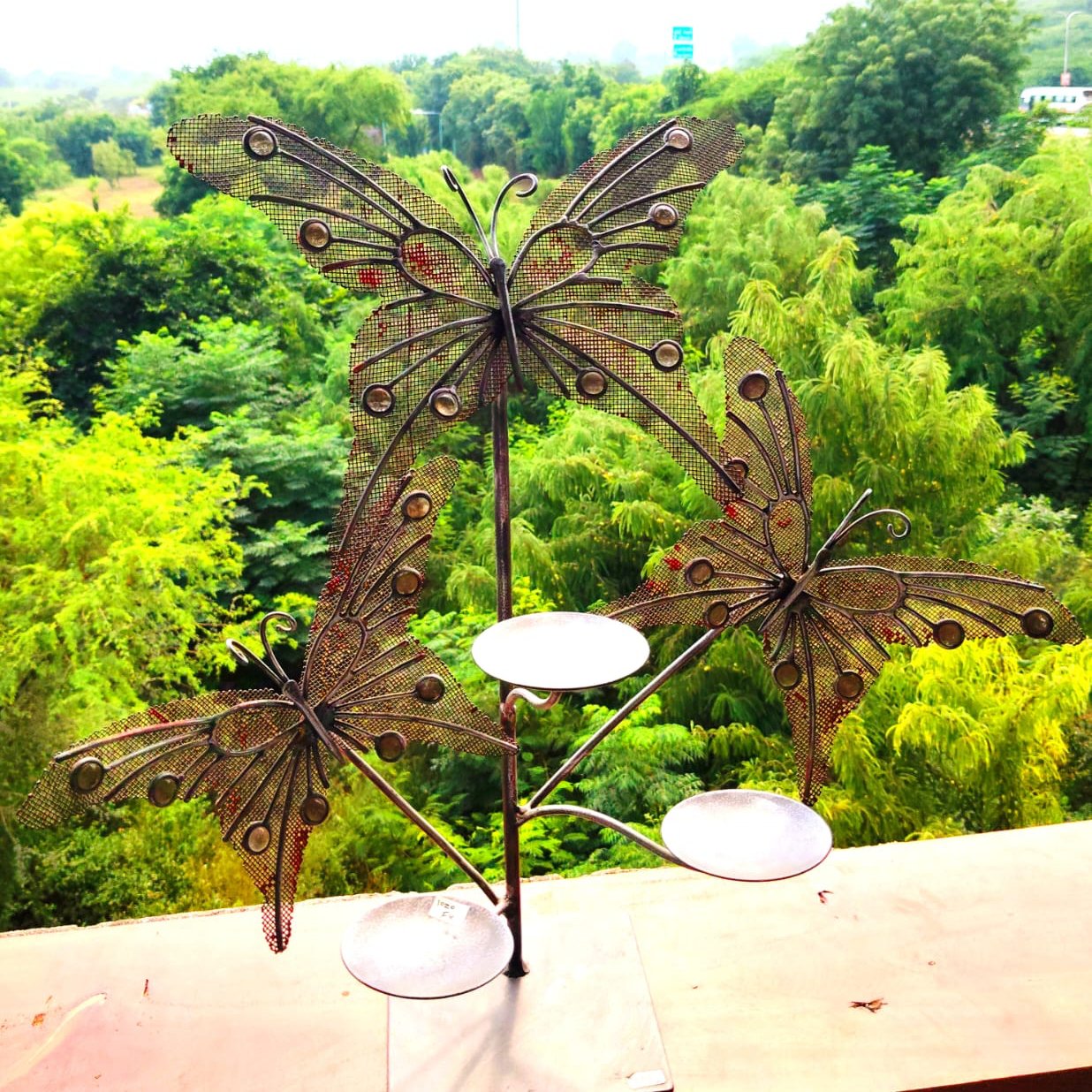 BUTTERFLY CANDLE STAND