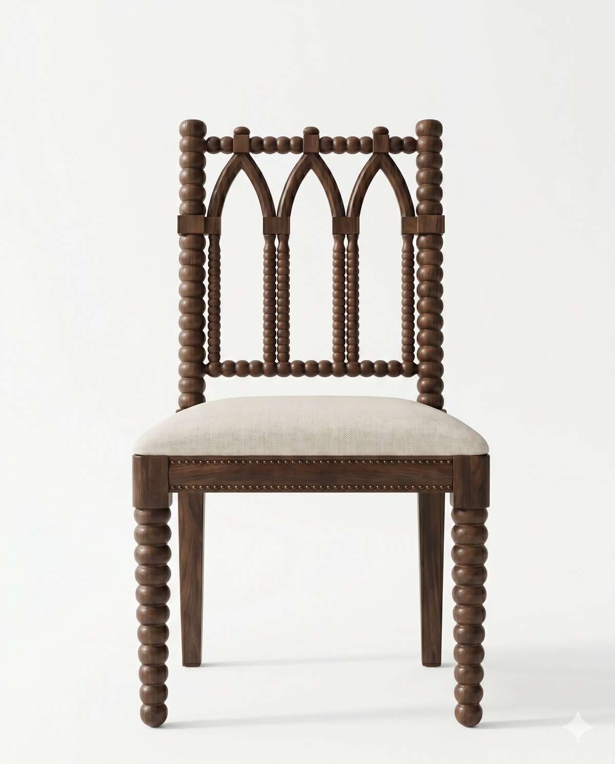 Bobbin Frame Wooden Dining Chair