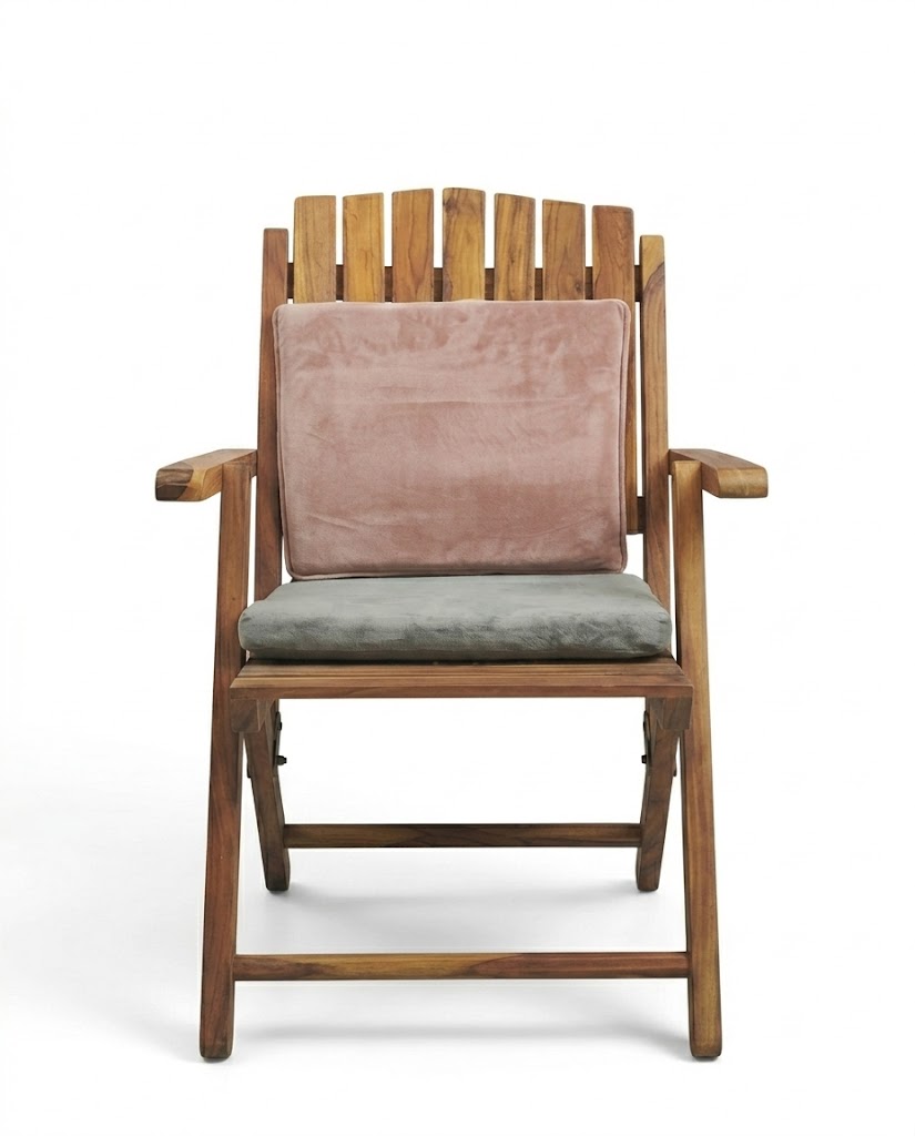 Foldable Wooden Lounge Chair