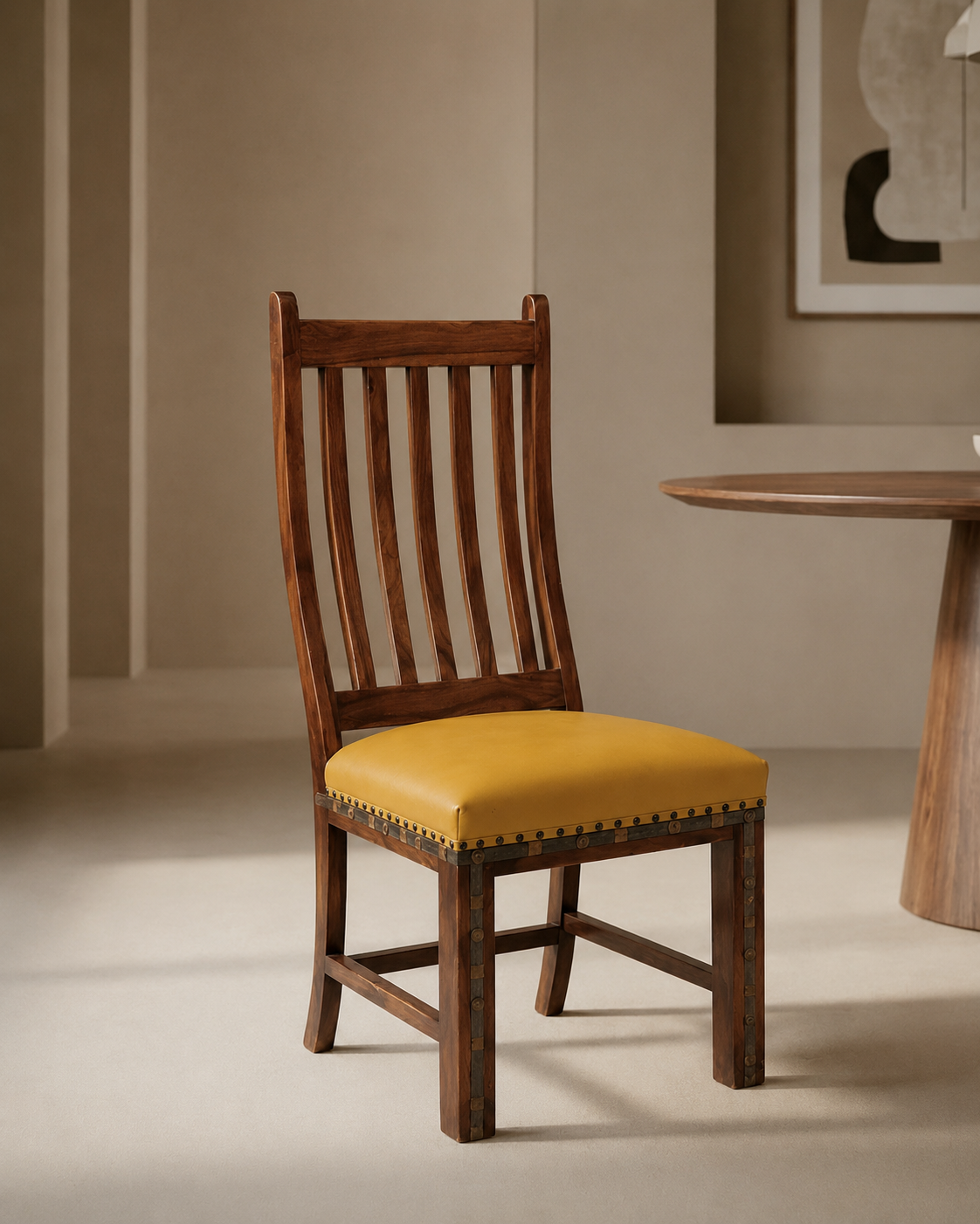 Classic Wooden Spindle Dining Chair