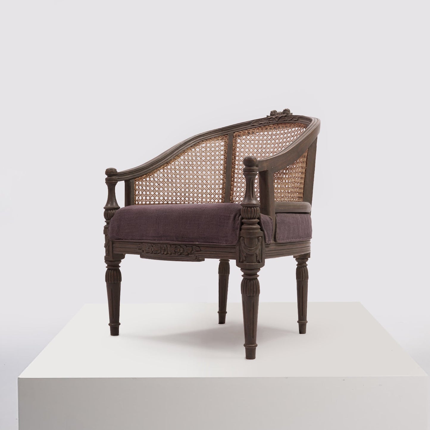 Handcarved Solid Wood With Royal Designer Chair